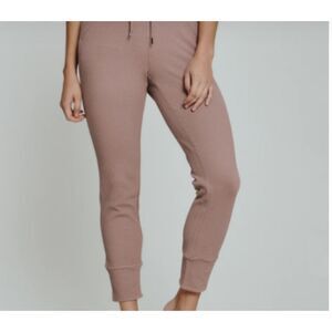 7Diamonds Slim Women's Jogger Mauve Leisure wear Knit Texture Breathable Fabric